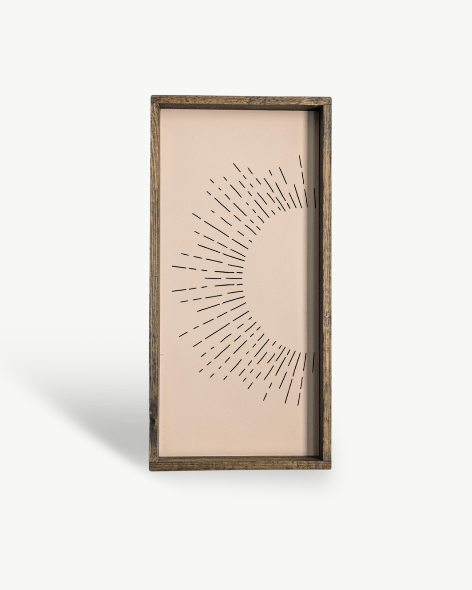 Sunburst Wood Sign - WilliamRaeDesigns