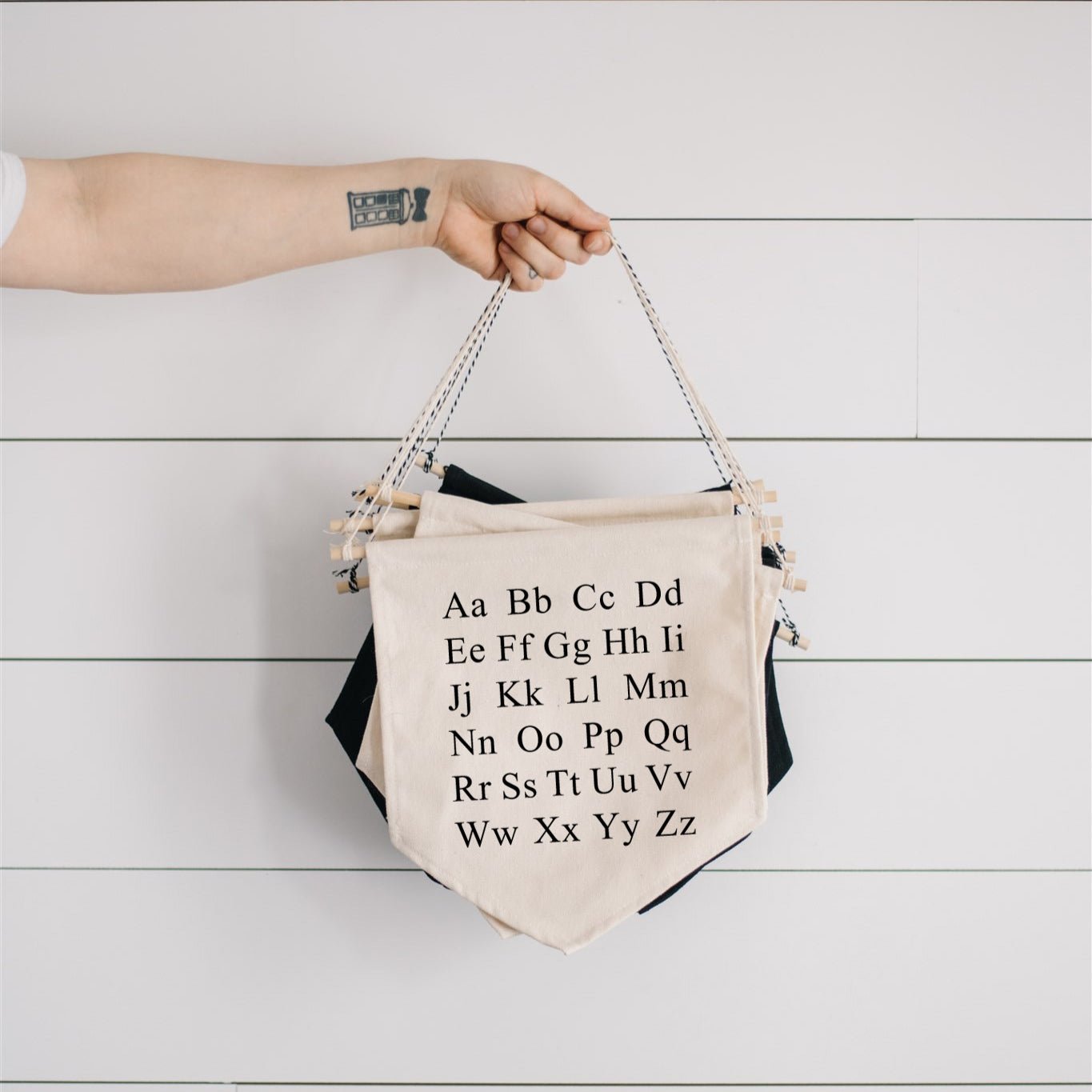 Alphabet Canvas Banner - WilliamRaeDesigns