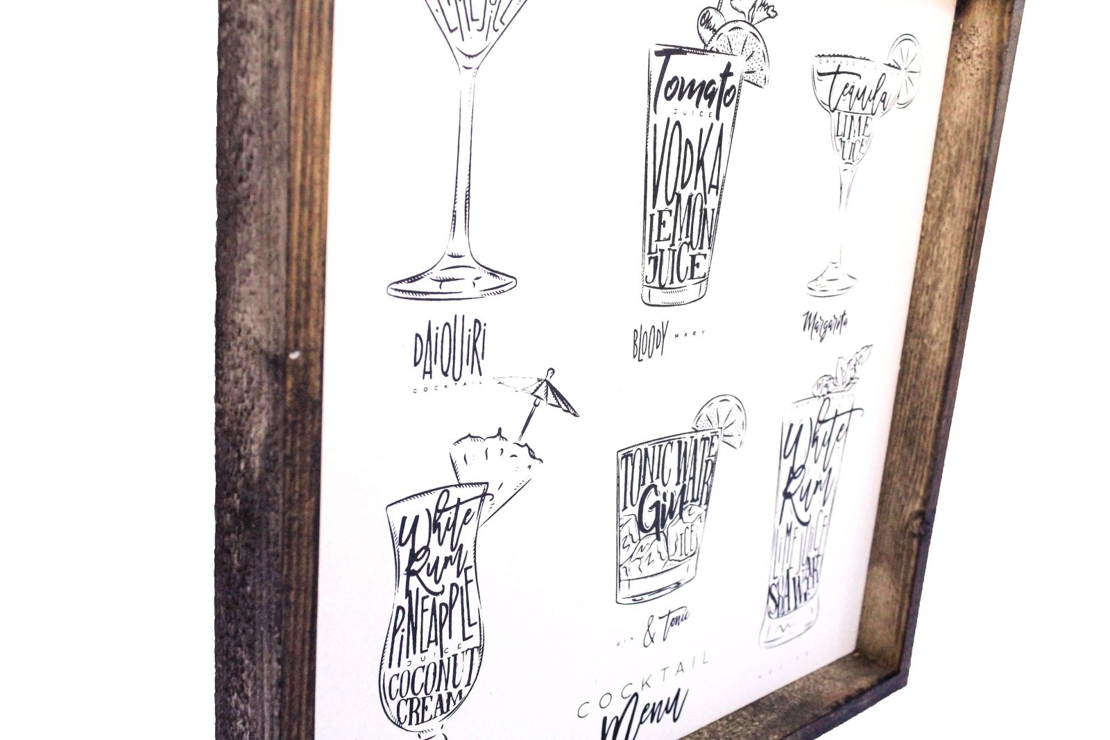 Bar Menu | Wood Sign farmhouse signs, rustic signs, joanna gaines style signs, farmhouse decor, Farmhouse style