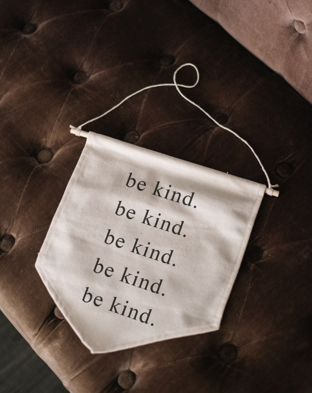 be kind Canvas Banner - WilliamRaeDesigns