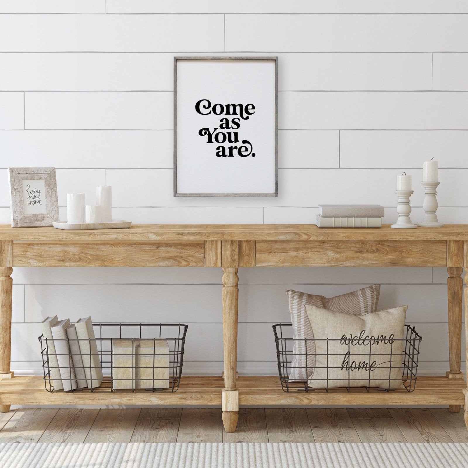 WilliamRaeDesigns Classic Gray / 18"x24" Come As You Are | Wood Sign