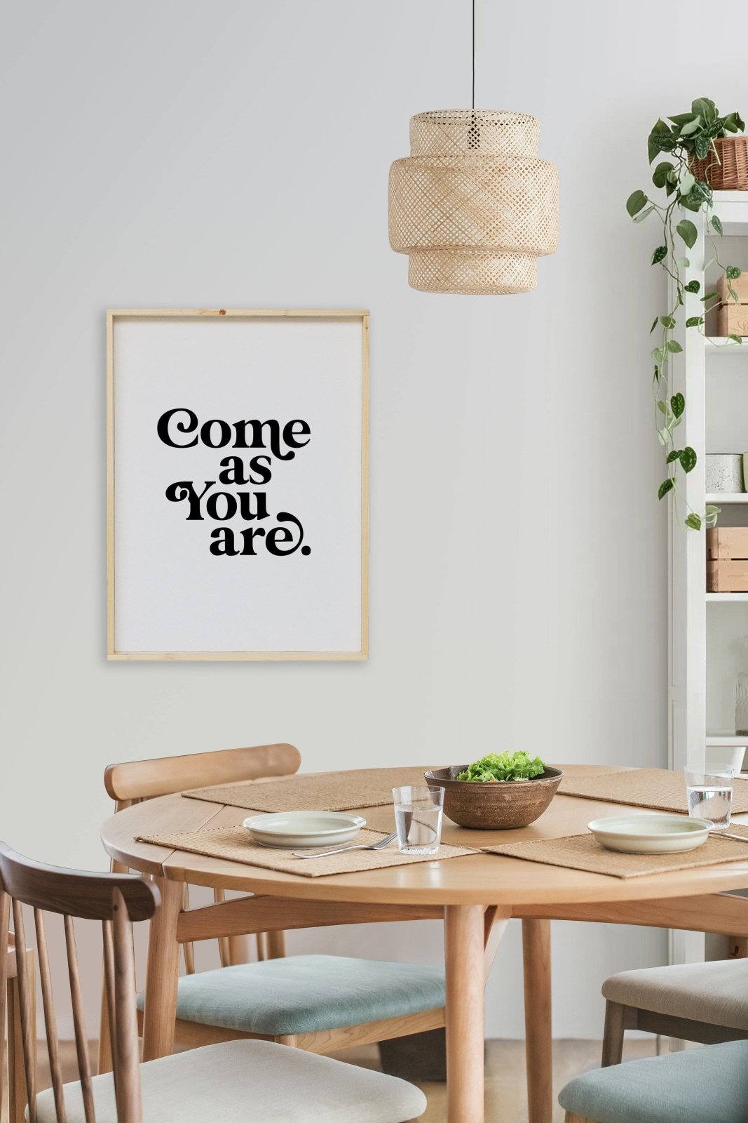 WilliamRaeDesigns Natural / 18"x24" Come As You Are | Wood Sign
