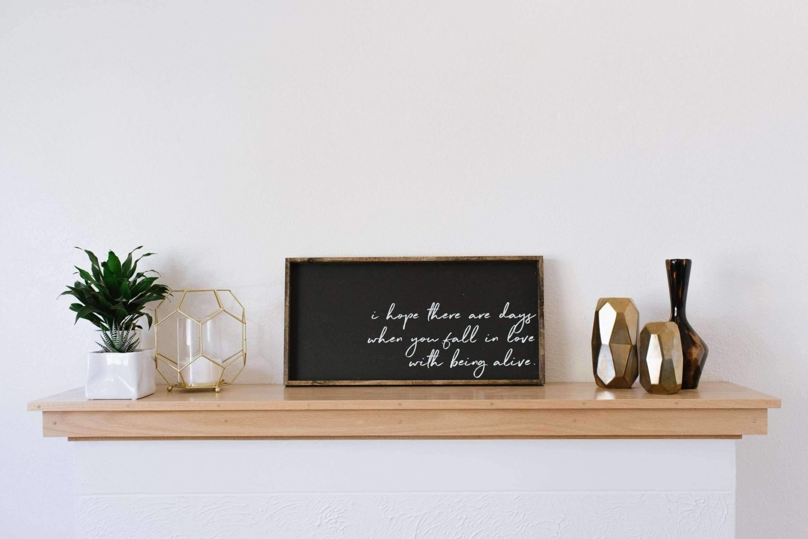 Williamrae Designs Wood Signs Fall In Love With Being Alive | Wood Sign