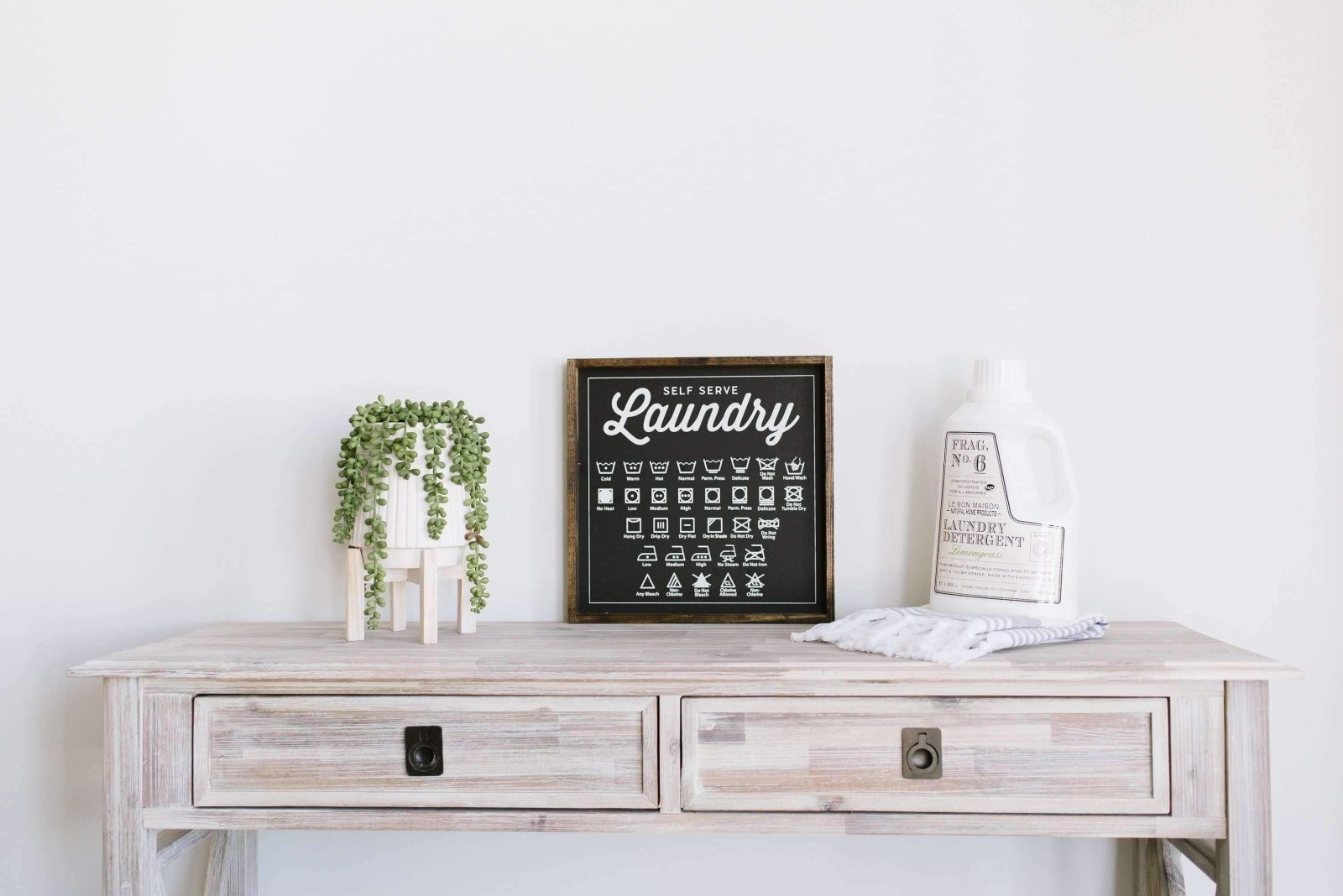 Laundry Symbols | Wood Sign - WilliamRaeDesigns