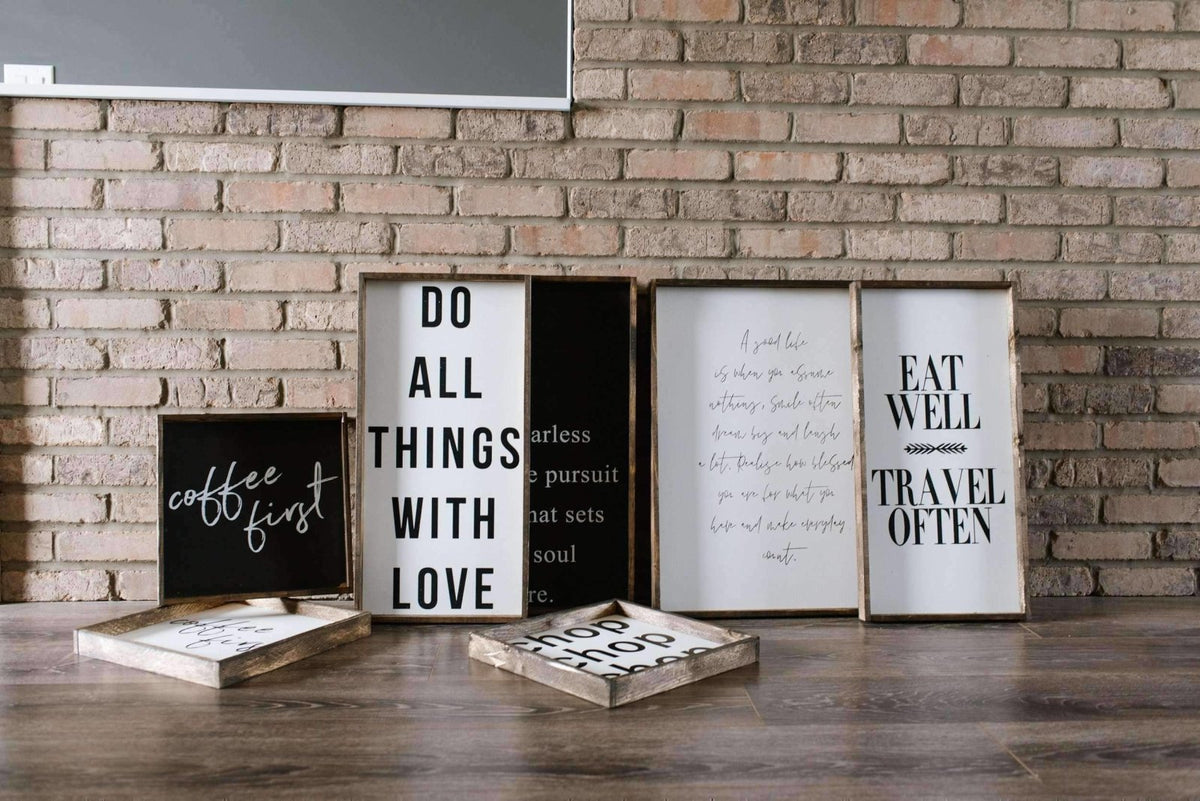 wood signs - WilliamRaeDesigns