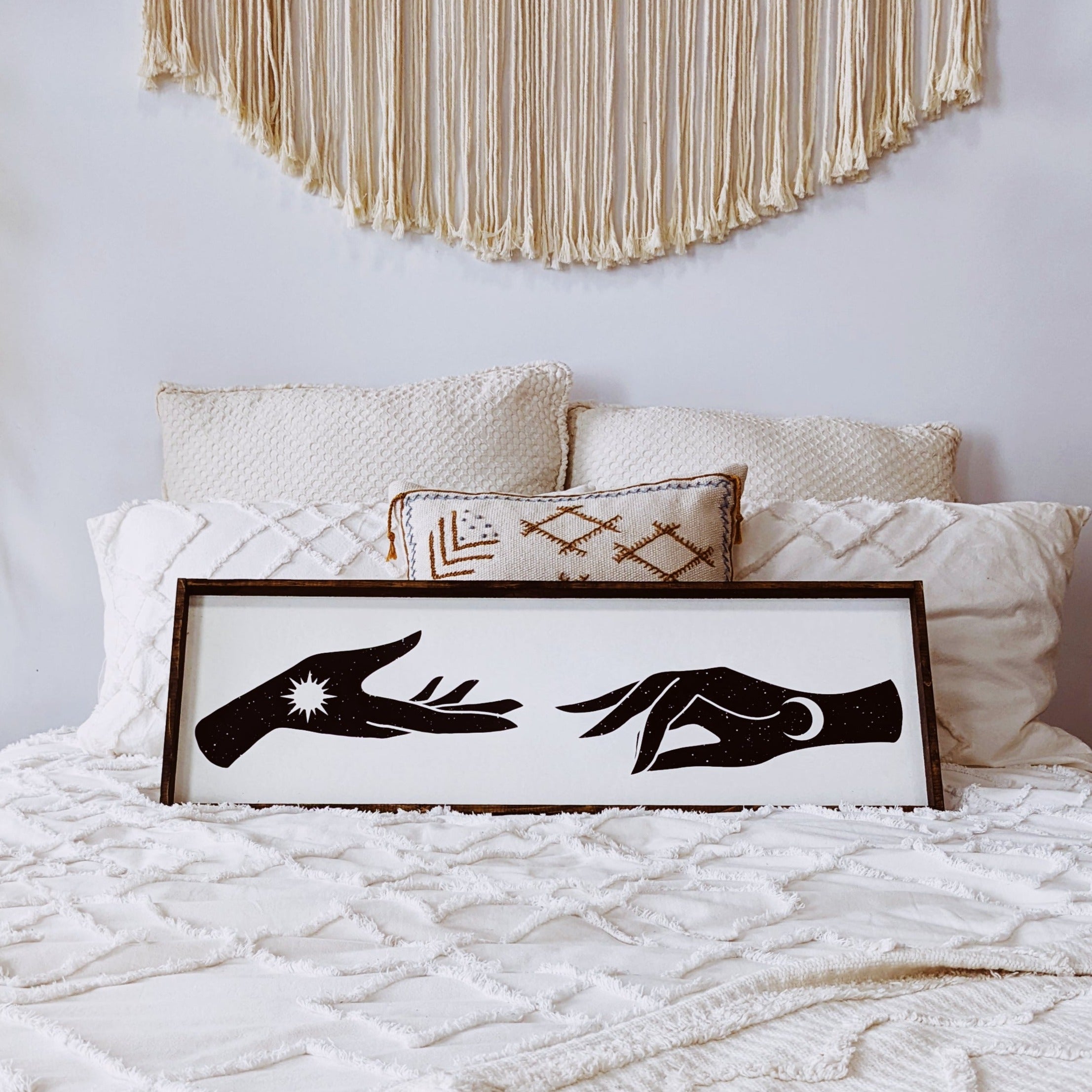 Mystical Sun & Moon Wood Sign - WilliamRaeDesigns