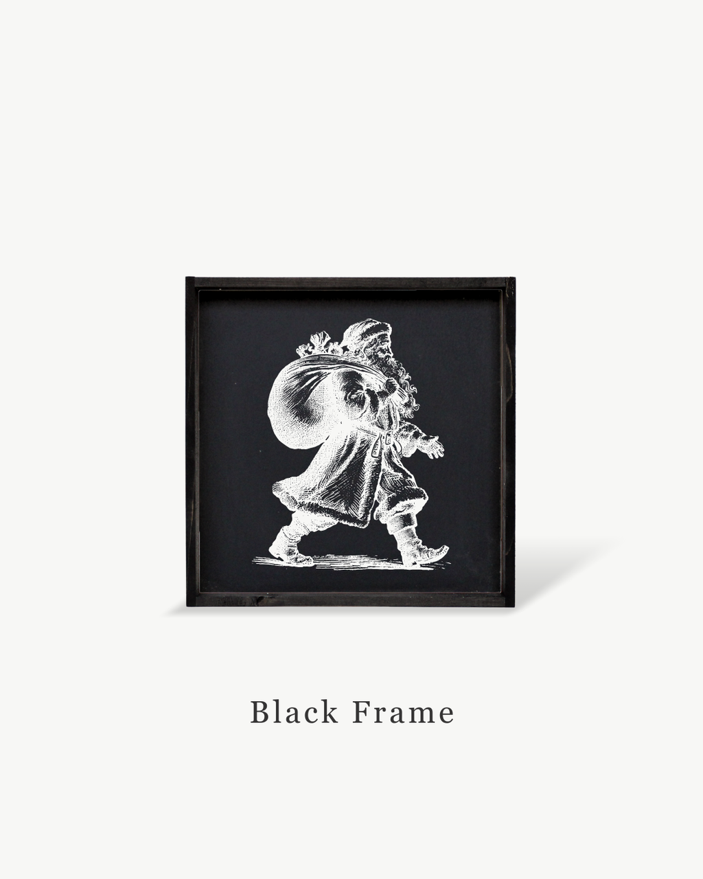 Vintage Santa - Framed Christmas Print