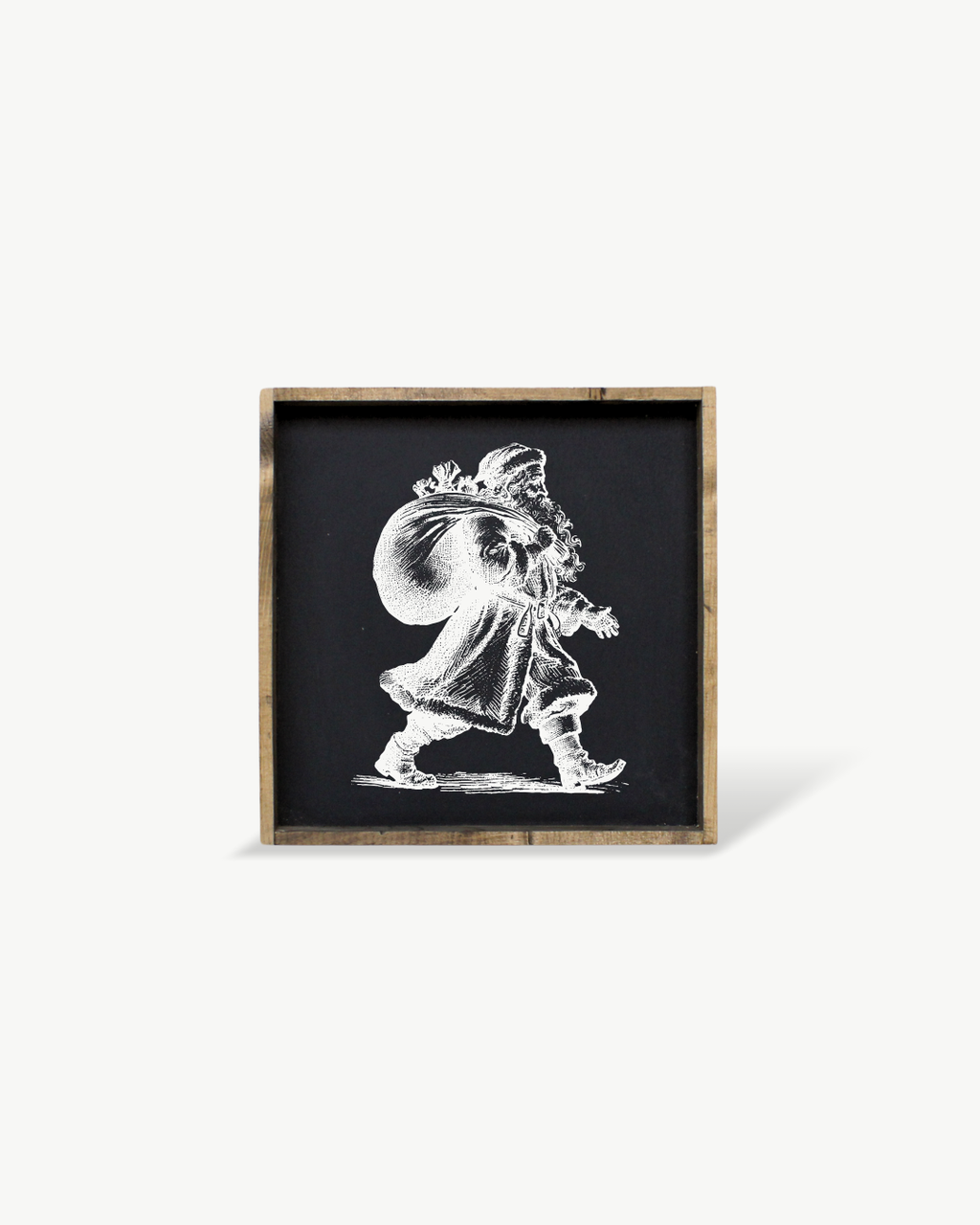 Vintage Santa - Framed Christmas Print