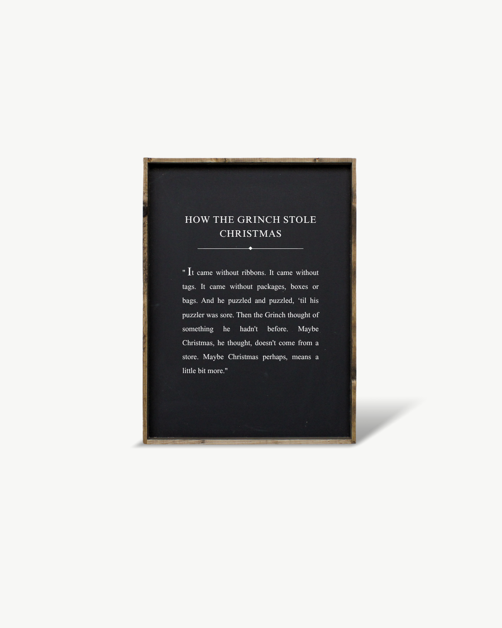 How the Grinch Stole Christmas Framed Print