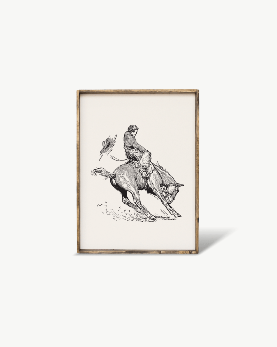 Bucking Bronco Sign - WilliamRaeDesigns