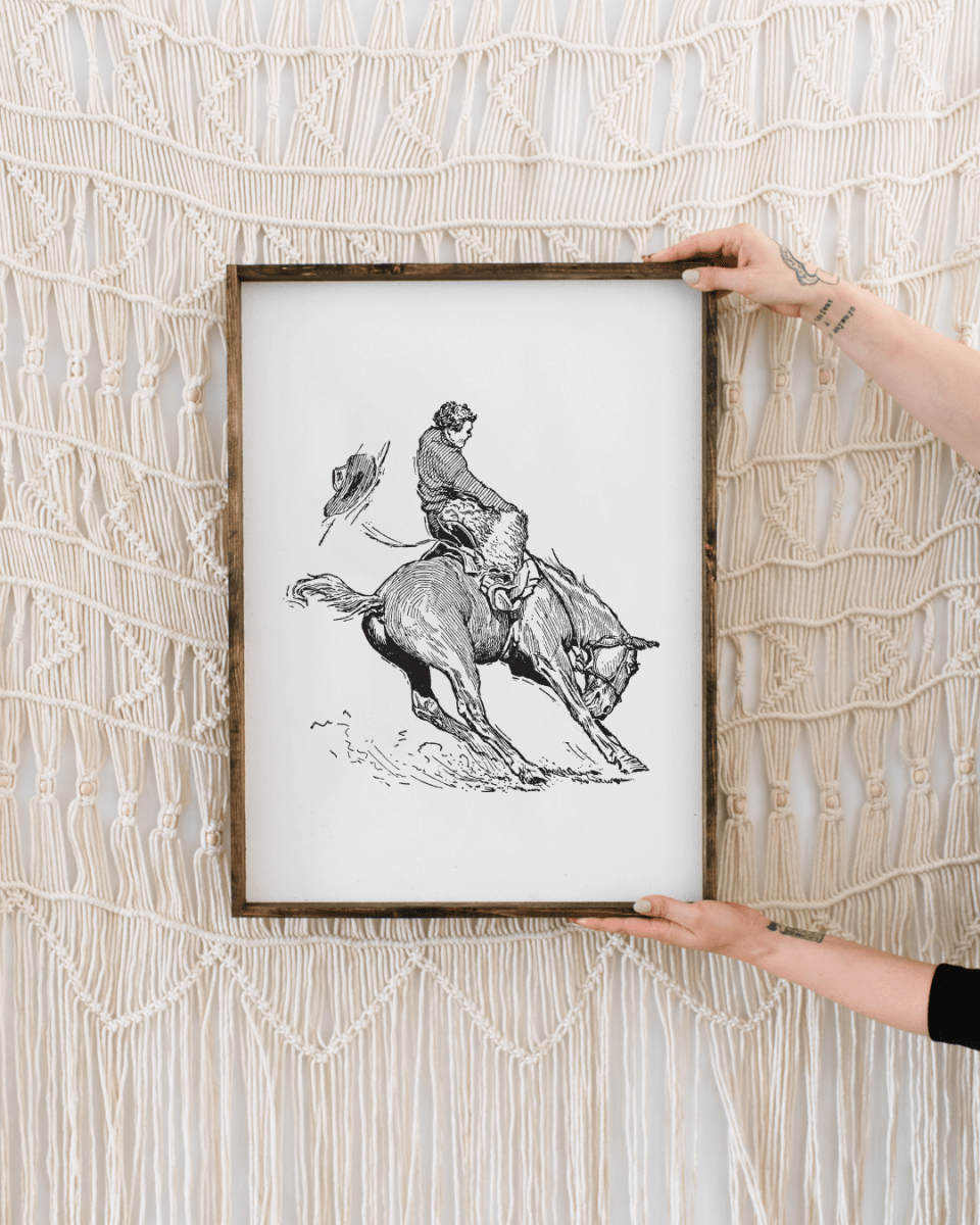 Bucking Bronco Sign - WilliamRaeDesigns