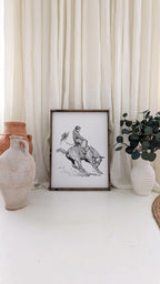 Bucking Bronco Sign - WilliamRaeDesigns