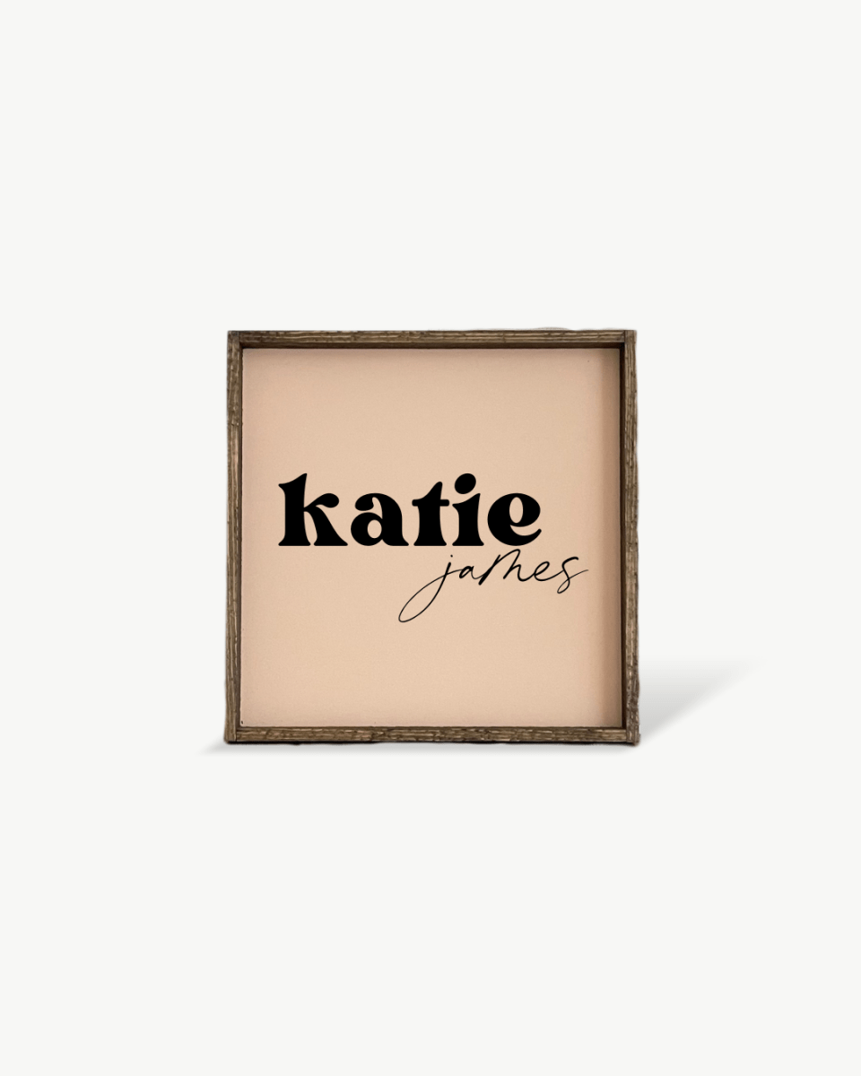 Custom Baby Name Sign - WilliamRaeDesigns