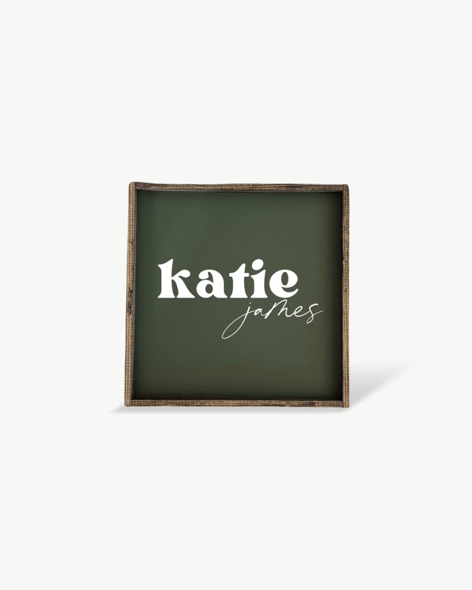 Custom Baby Name Sign - WilliamRaeDesigns
