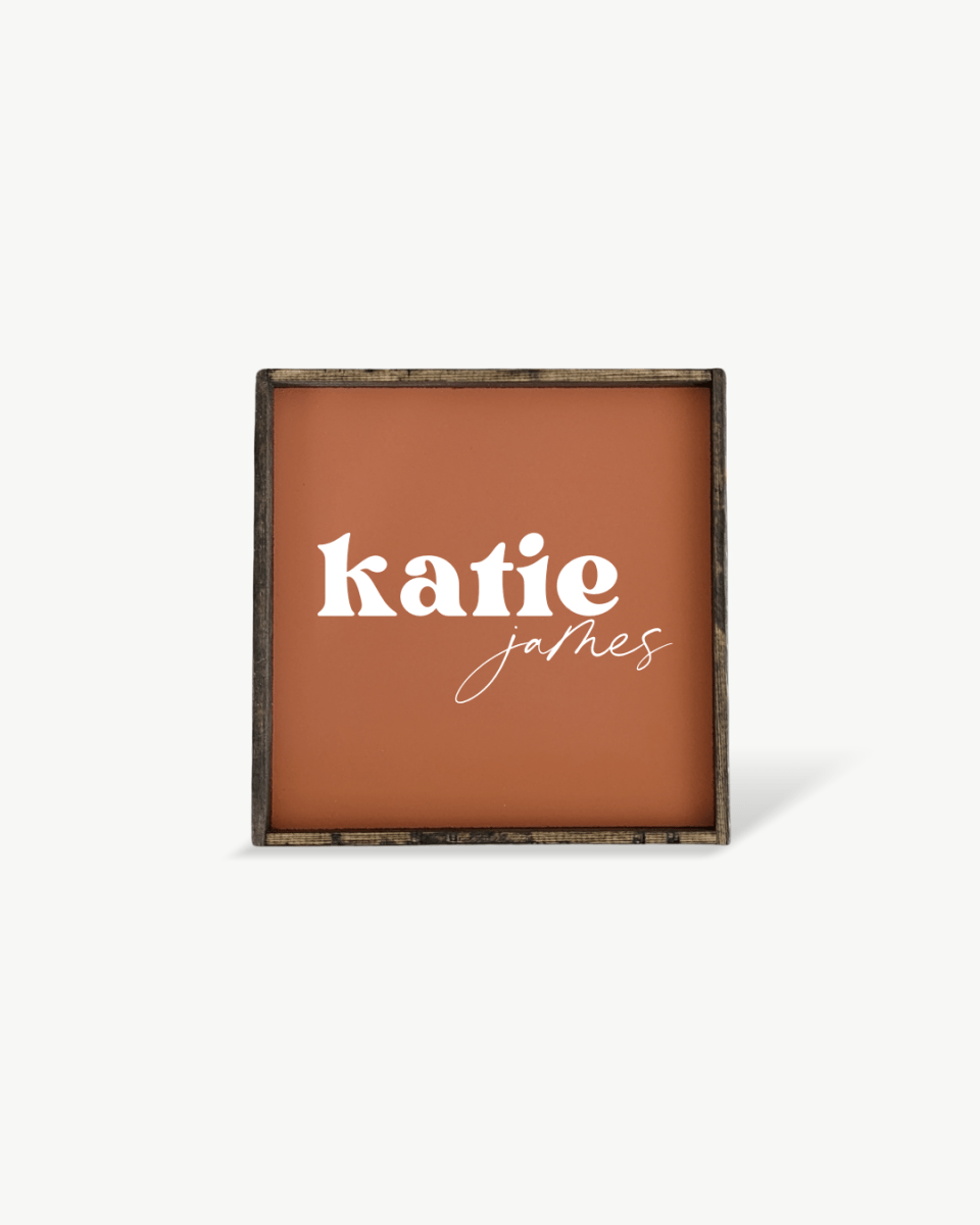 Custom Baby Name Sign - WilliamRaeDesigns