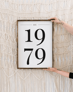 Custom Established Year Sign - WilliamRaeDesigns