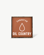 Edmonton Oil Country Wood Sign – Edmonton Hockey - Inspired Wall Art - WilliamRaeDesigns