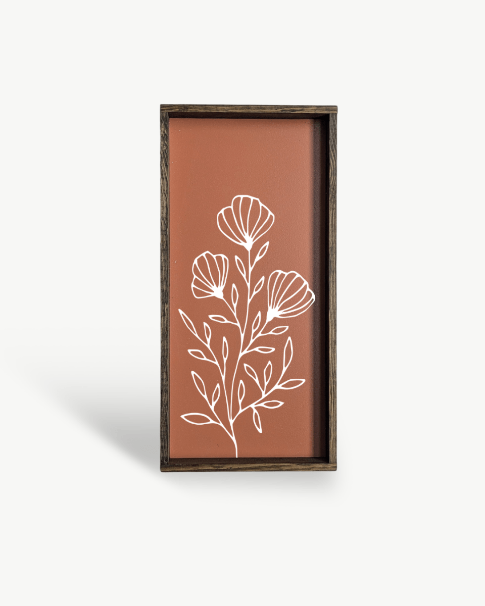 Flower Bouquet Wood Sign - WilliamRaeDesigns