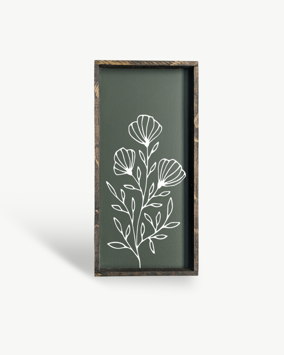 Flower Bouquet Wood Sign - WilliamRaeDesigns