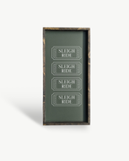 Sleigh Ride Tickets Framed Wall Art