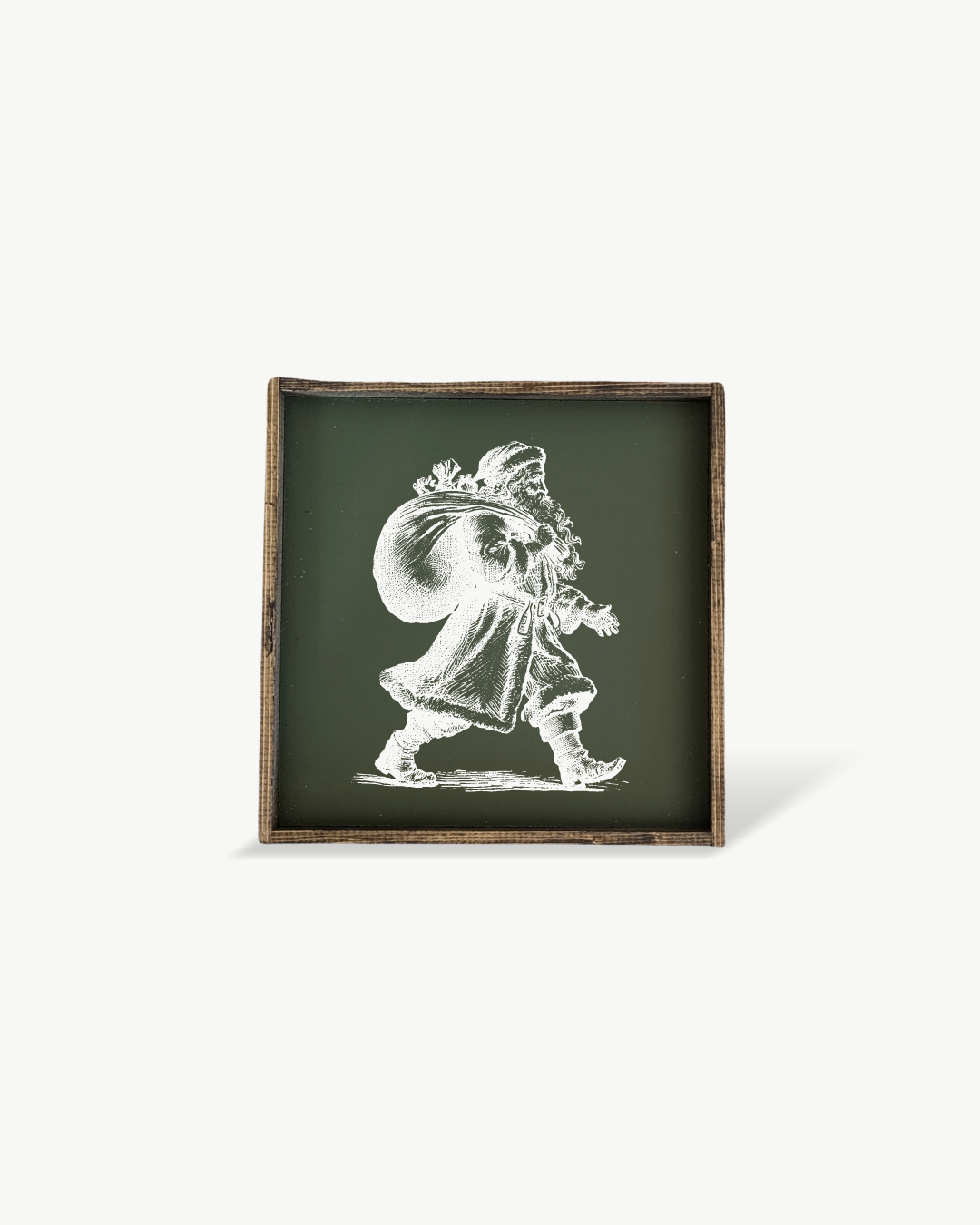 Vintage Santa - Framed Christmas Print