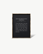 How the Grinch Stole Christmas Framed Print - WilliamRaeDesigns