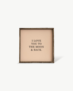 I Love You to the Moon & Back Wood Sign – Nursery Wall Art - WilliamRaeDesigns