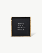 I Love You to the Moon & Back Wood Sign – Nursery Wall Art - WilliamRaeDesigns
