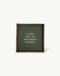I Love You to the Moon & Back Wood Sign – Nursery Wall Art - WilliamRaeDesigns