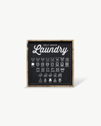 Laundry Symbols Wood Sign - WilliamRaeDesigns