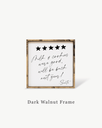 Milk & Cookies Santa Review - Framed Christmas Print - WilliamRaeDesigns