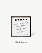 Milk & Cookies Santa Review - Framed Christmas Print - WilliamRaeDesigns