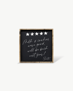 Milk & Cookies Santa Review - Framed Christmas Print - WilliamRaeDesigns