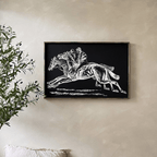 Racehorses Wood Sign - WilliamRaeDesigns