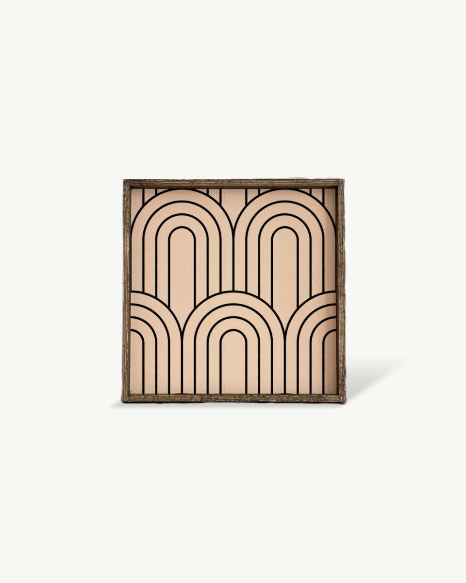 Rainbow Pattern Wood Sign - WilliamRaeDesigns