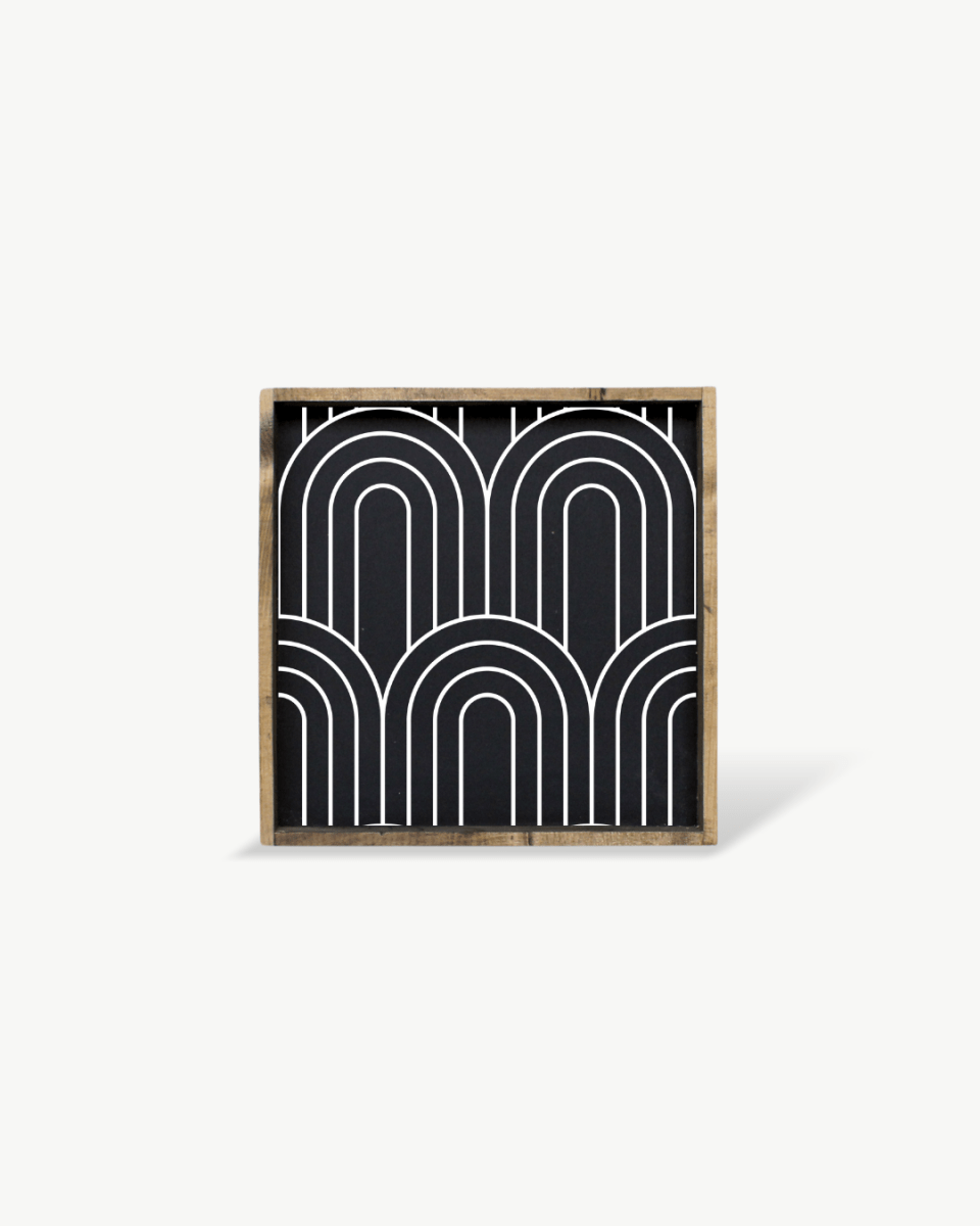 Rainbow Pattern Wood Sign - WilliamRaeDesigns