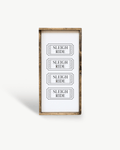 Sleigh Ride Tickets Framed Wall Art - WilliamRaeDesigns