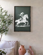 Vintage Cowgirl Wood Sign - WilliamRaeDesigns