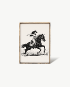 Vintage Cowgirl Wood Sign - WilliamRaeDesigns