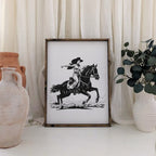 Vintage Cowgirl Wood Sign - WilliamRaeDesigns