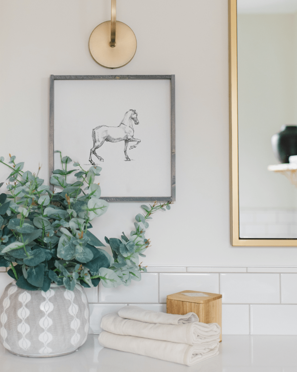 Vintage Horse Sketch Framed Print - WilliamRaeDesigns