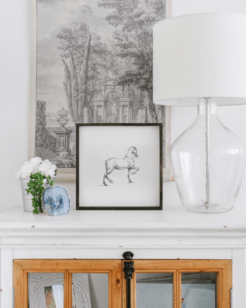 Vintage Horse Sketch Framed Print - WilliamRaeDesigns