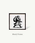 Vintage Santa - Framed Christmas Print - WilliamRaeDesigns