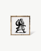 Vintage Santa - Framed Christmas Print - WilliamRaeDesigns
