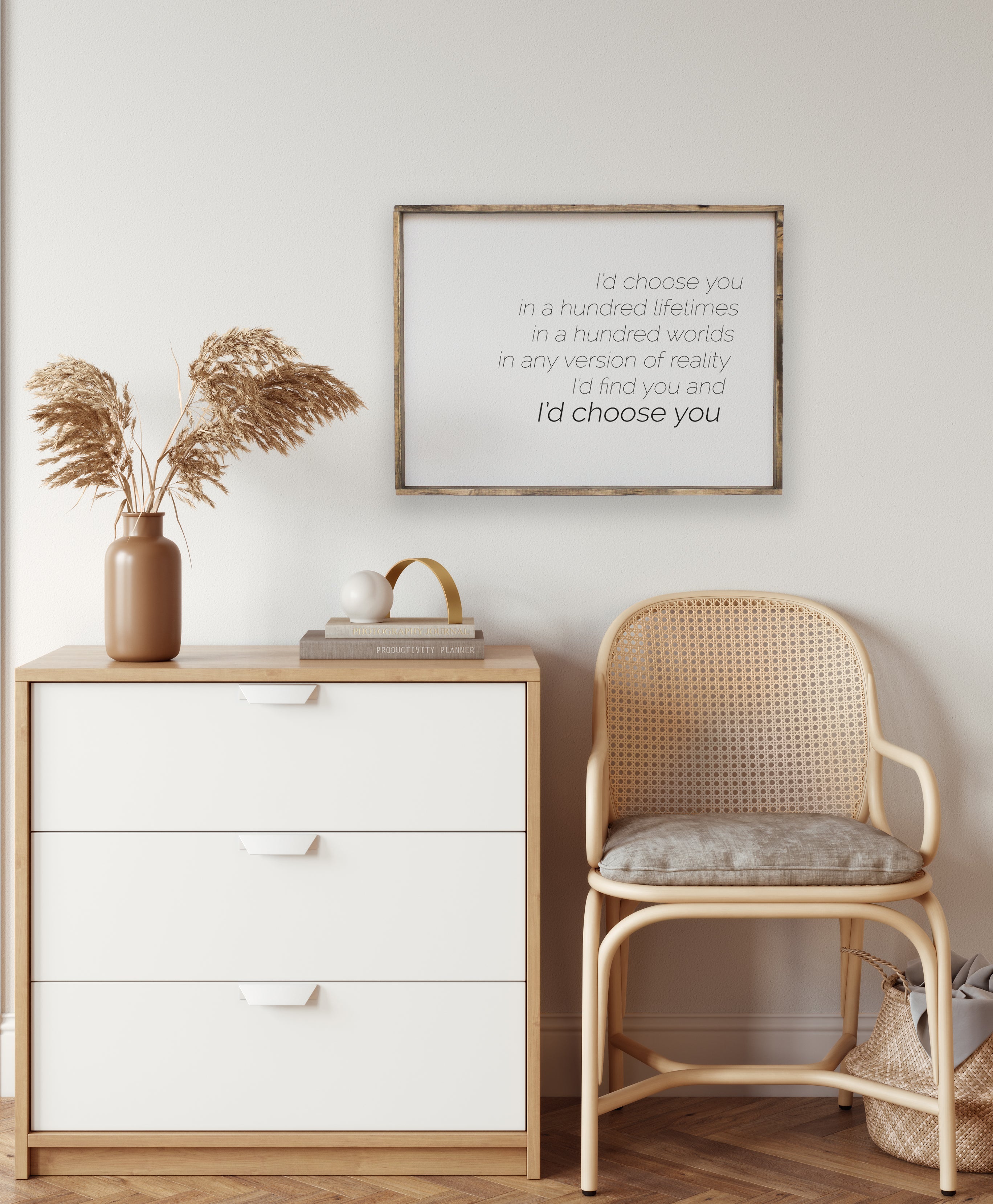 I'd Choose You | Wood Sign - WilliamRaeDesigns