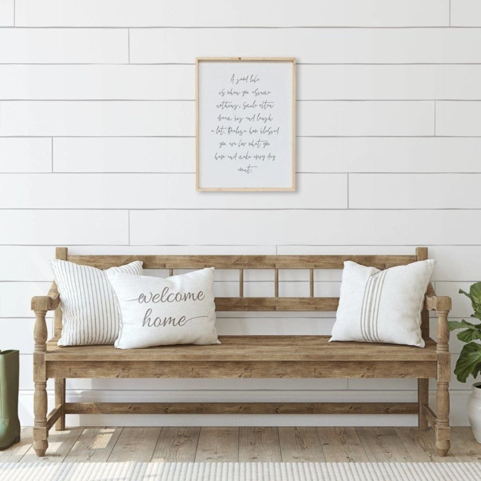 A Good Life | Wood Sign - WilliamRaeDesigns