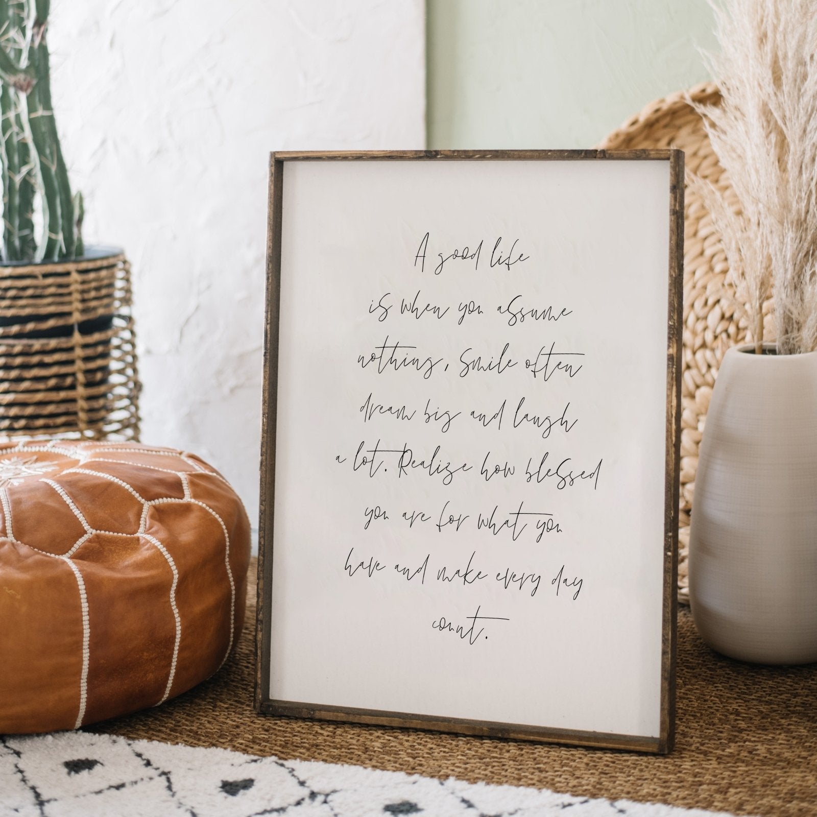 A Good Life | Wood Sign - WilliamRaeDesigns