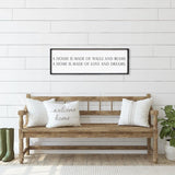 A House is Made of Walls and Beams | Wood Sign - WilliamRaeDesigns