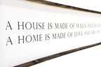 A House is Made of Walls and Beams | Wood Sign - WilliamRaeDesigns