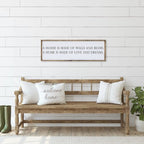 A House is Made of Walls and Beams | Wood Sign - WilliamRaeDesigns
